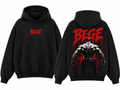 BEGE® Oversized Gym Hoodie – Black | Pump Cover for Bodybuilders