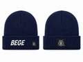 BEGE® Signature–Navy Blue Knit Beanie