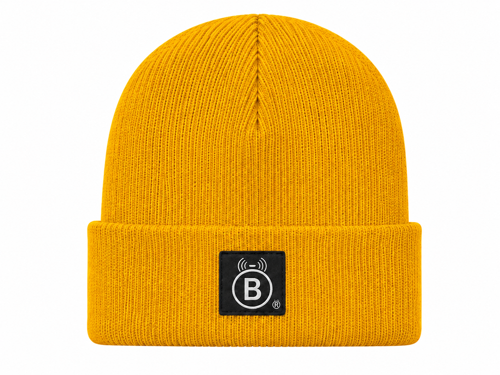 BEGE® Signature Yellow Knit Beanie