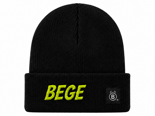 BEGE™ Premium Black Knit Beanie