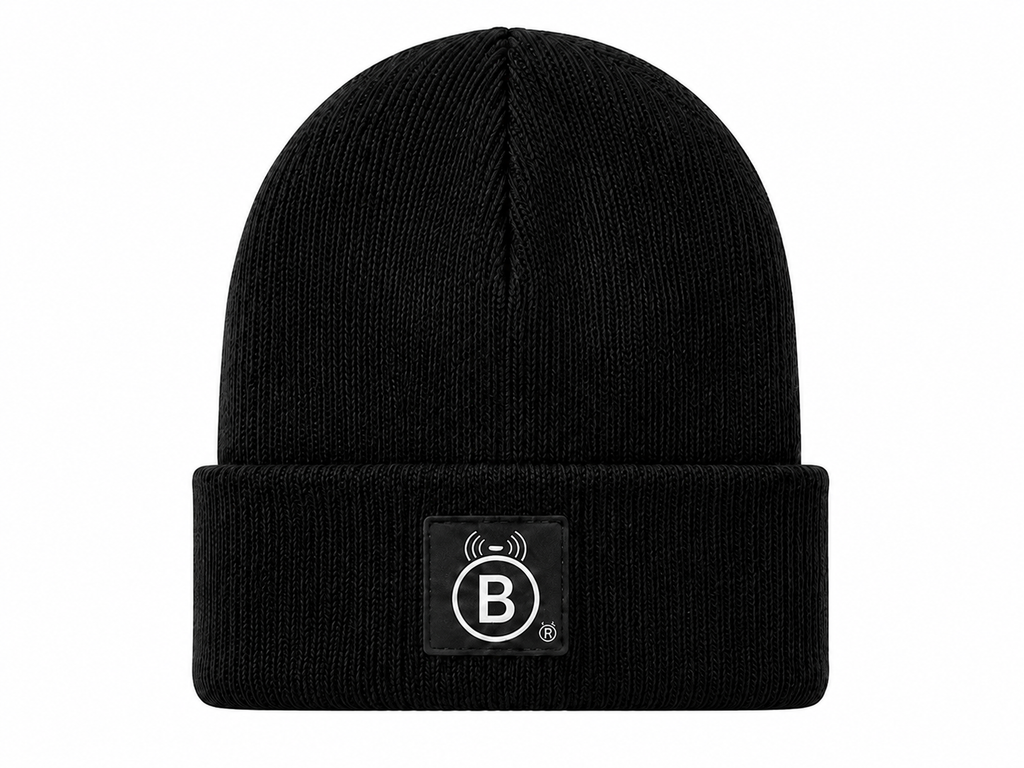 BEGE™ Premium Black Knit Beanie