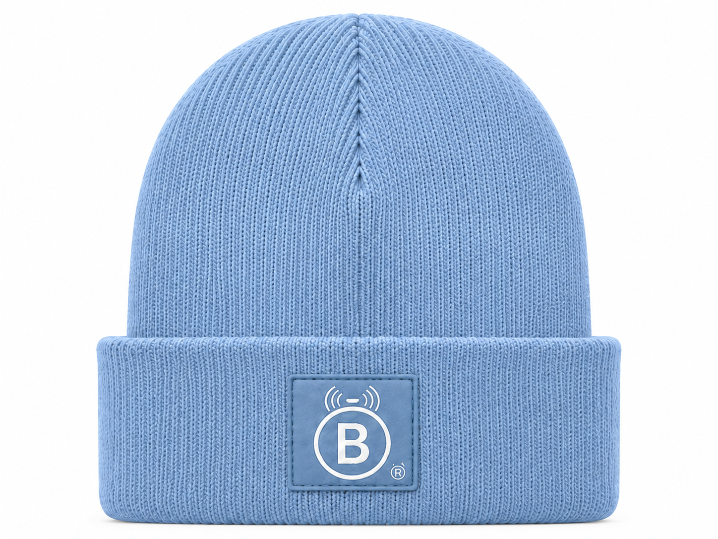 BEGE® Signature – Light Blue Knit Beanie