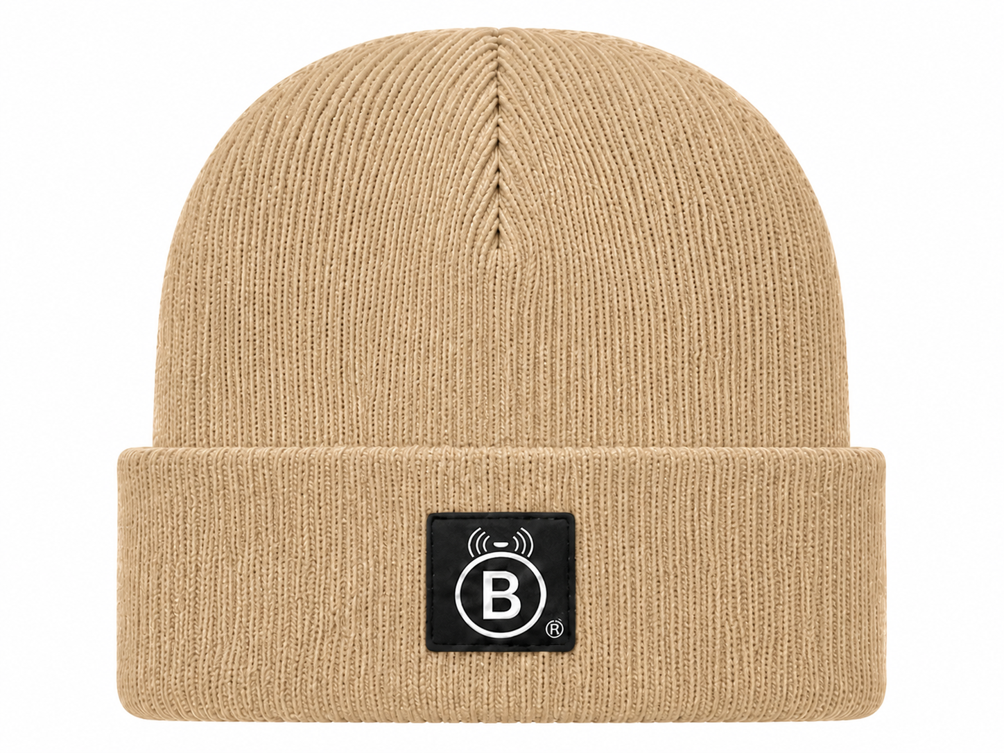 BEGE™ Signature –Sand Beige Knit Beanie