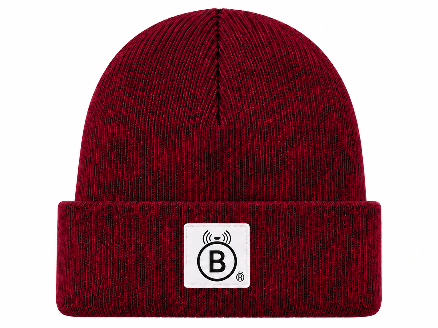 BEGE® Signature Maroon Knit Beanie