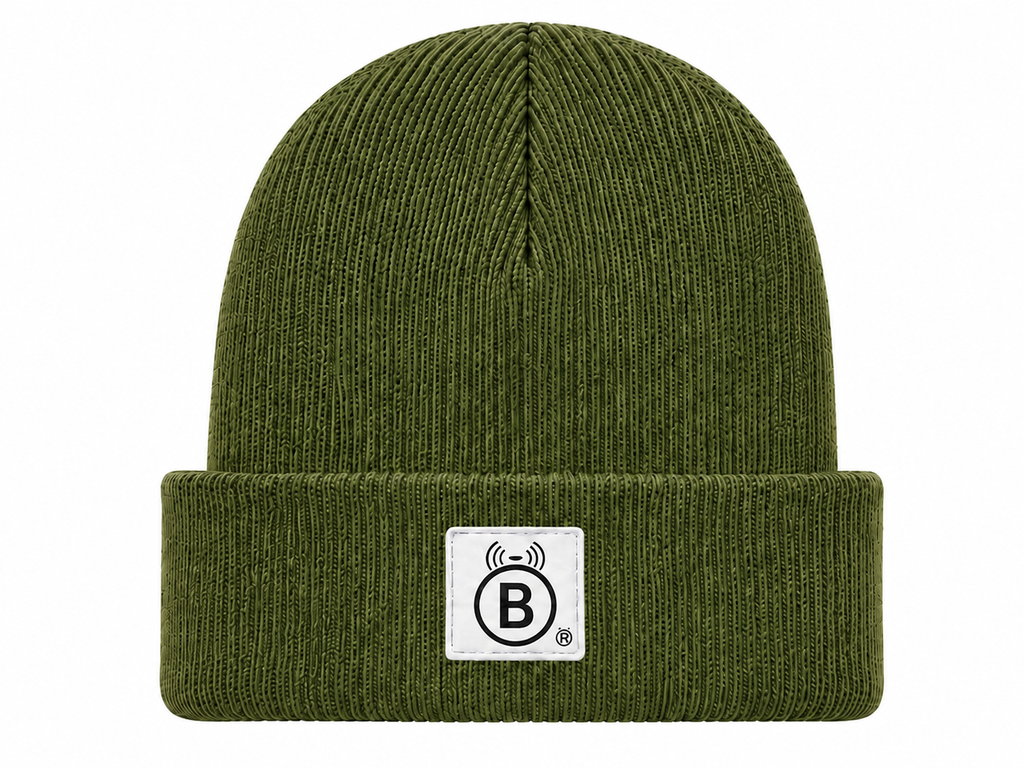 BEGE® Signature Olive Knit Beanie