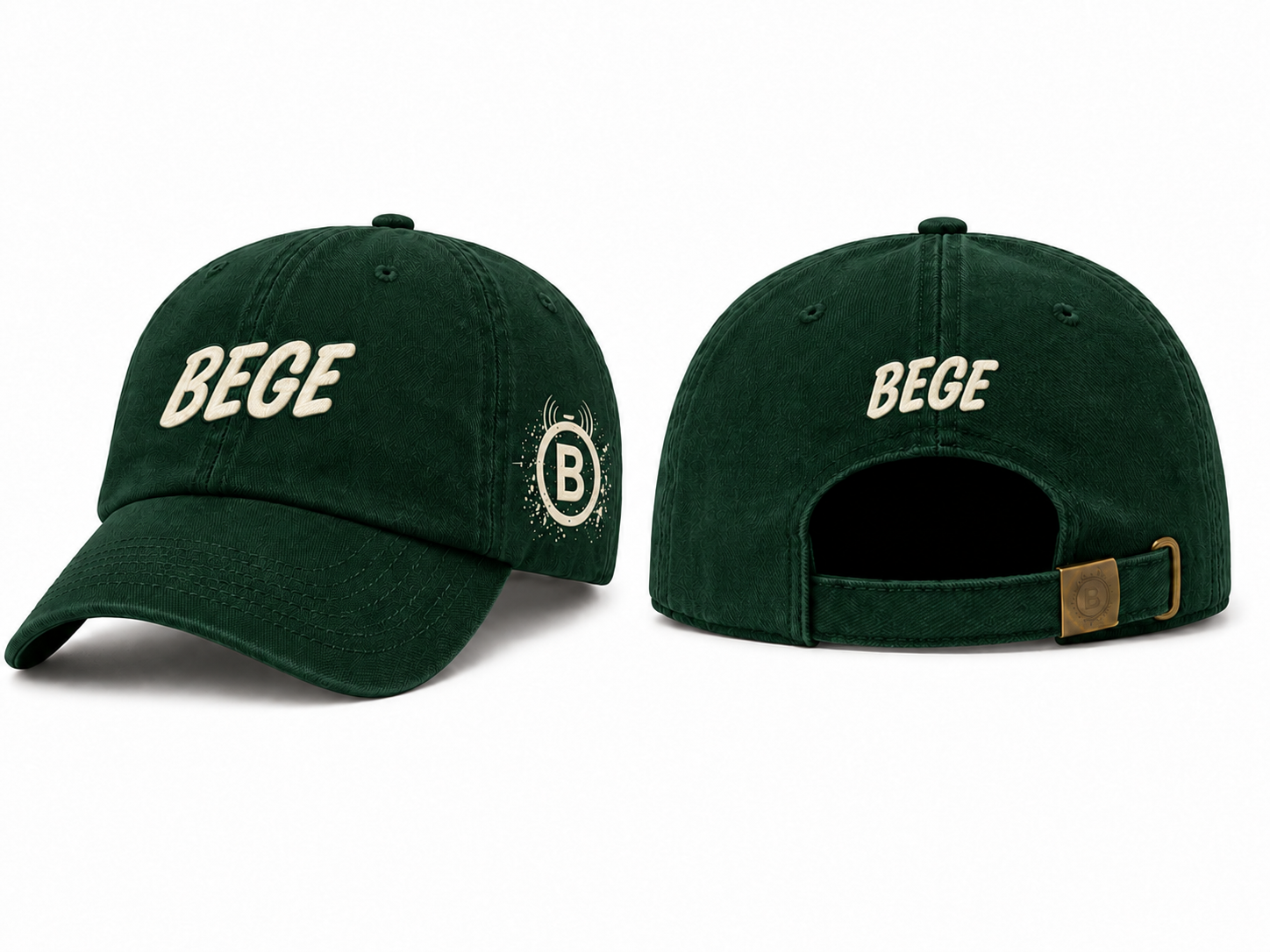 BEGE™ Premium–Green Forest Dad Cap