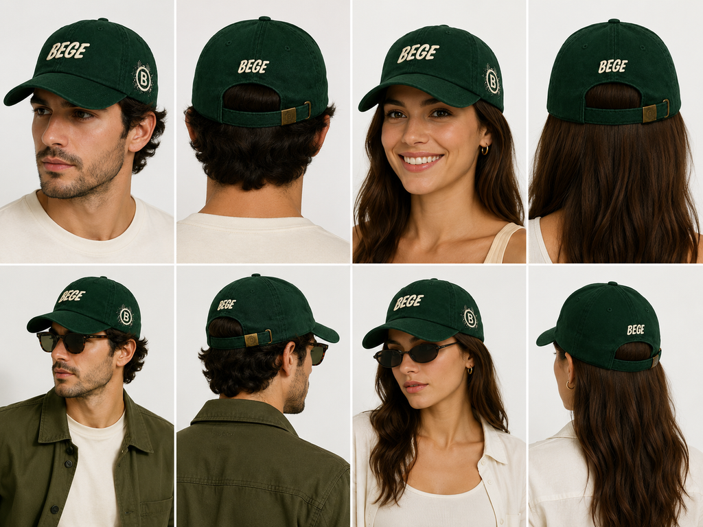 BEGE™ Premium–Green Forest Dad Cap
