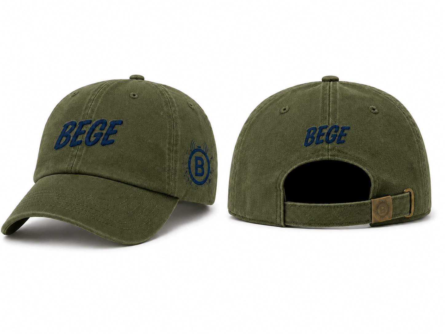 BEGE™ Premium–Olive Green Dad Cap