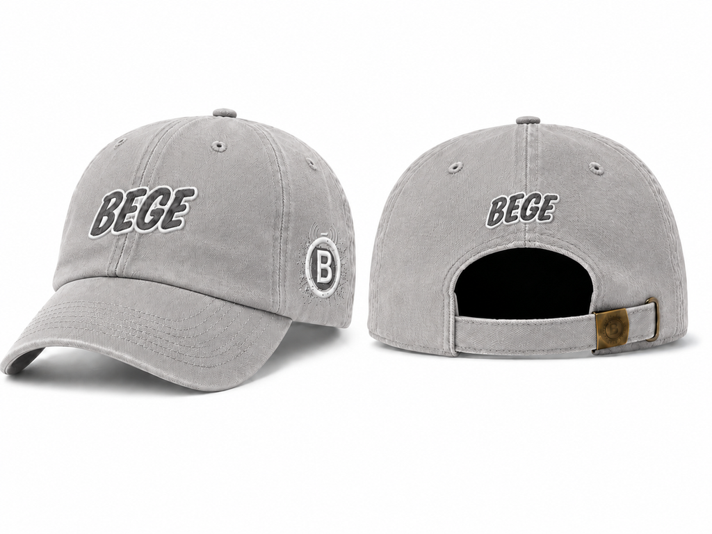 BEGE™ Premium–Stone Gray Dad Cap