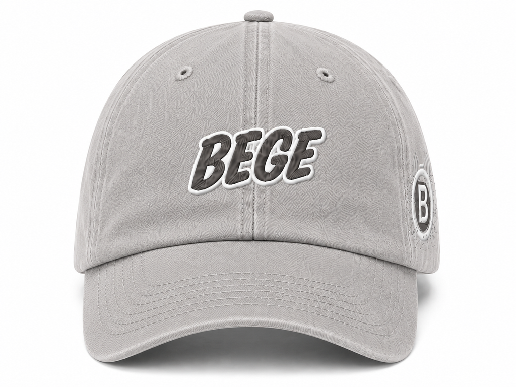BEGE™ Premium–Stone Gray Dad Cap