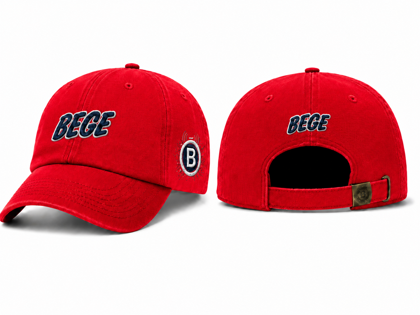 BEGE™ Premium–Poppy Red  Dad Cap