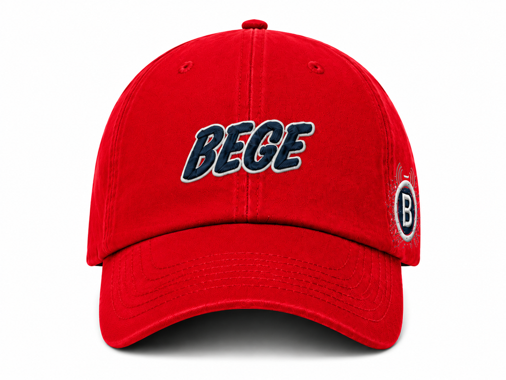 BEGE™ Premium–Poppy Red  Dad Cap