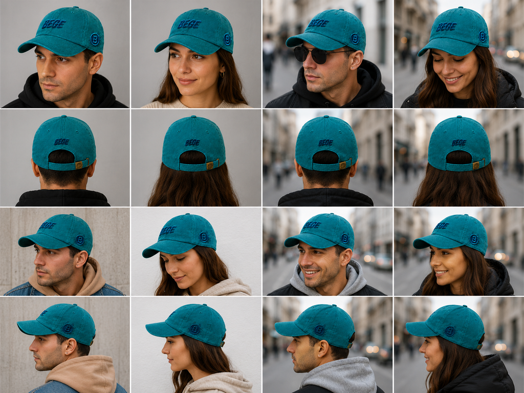 BEGE™ Signature Premium–Teal Dad Cap