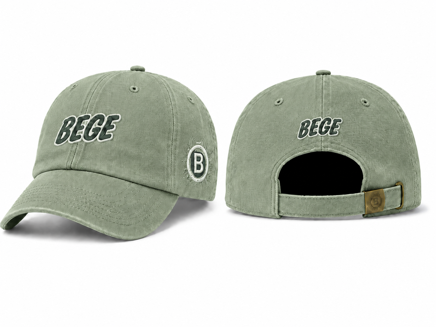 BEGE™ Premium–Sage Green Dad Cap