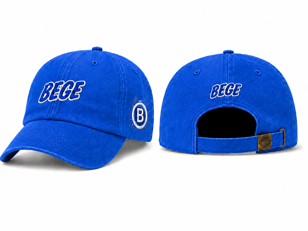 BEGE™ Premium–Electric Blue Dad Cap