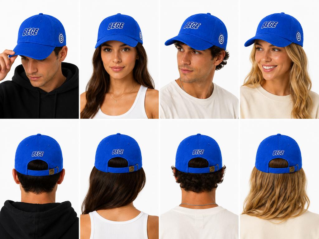 BEGE™ Premium–Electric Blue Dad Cap