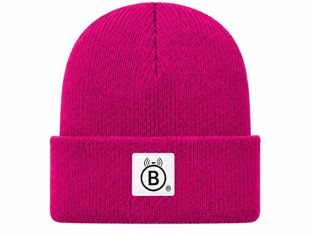 BEGE® Signature Fuchsia Knit Beanie