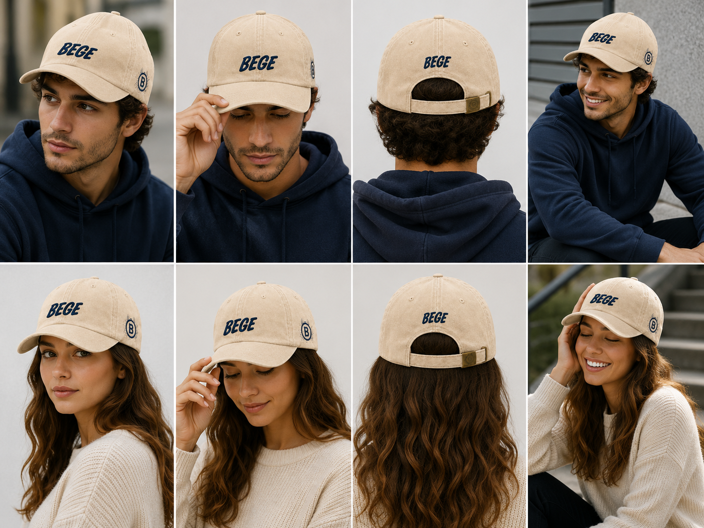 BEGE™ Premium–Cream Dad Cap