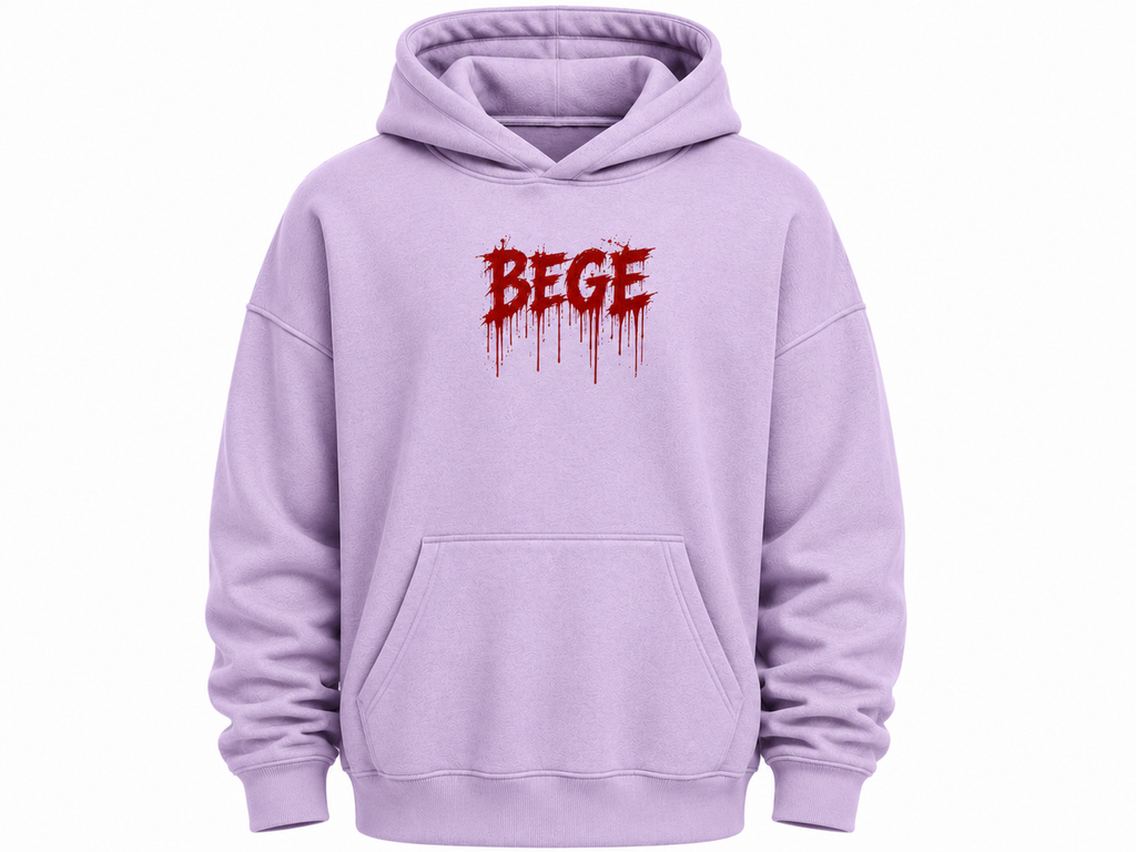 BEGE® Oversized Gym Hoodie–Lavender