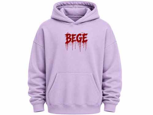 BEGE® Oversized Gym Hoodie–Lavender