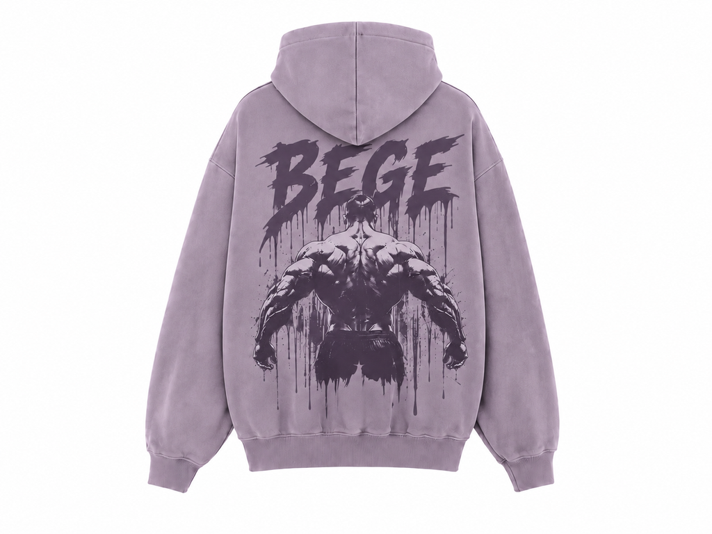 BEGE® TITAN Oversized Gym Hoodie – Premium Athletic Streetwear