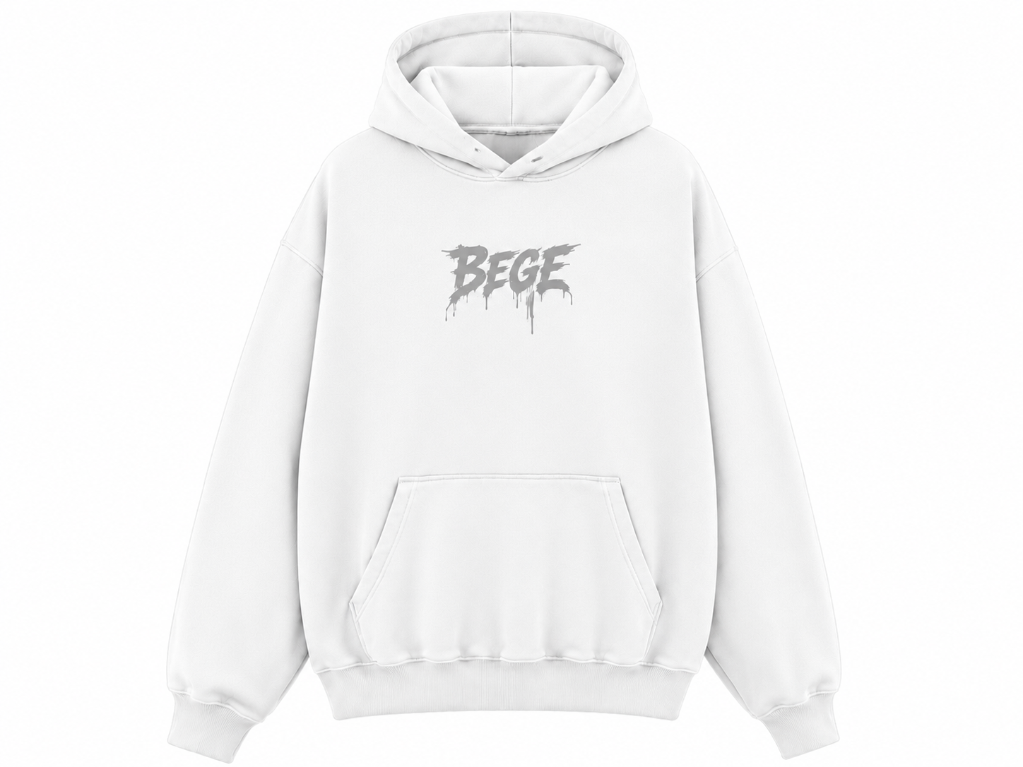 BEGE® Oversized Gym Hoodie – Heavyweight Streetwear Hoodie for Men & Women