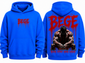 BEGE® Oversized Gym Hoodie – Royal Blue Heavyweight Streetwear