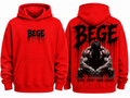 BEGE® Oversized Gym Hoodie–Red