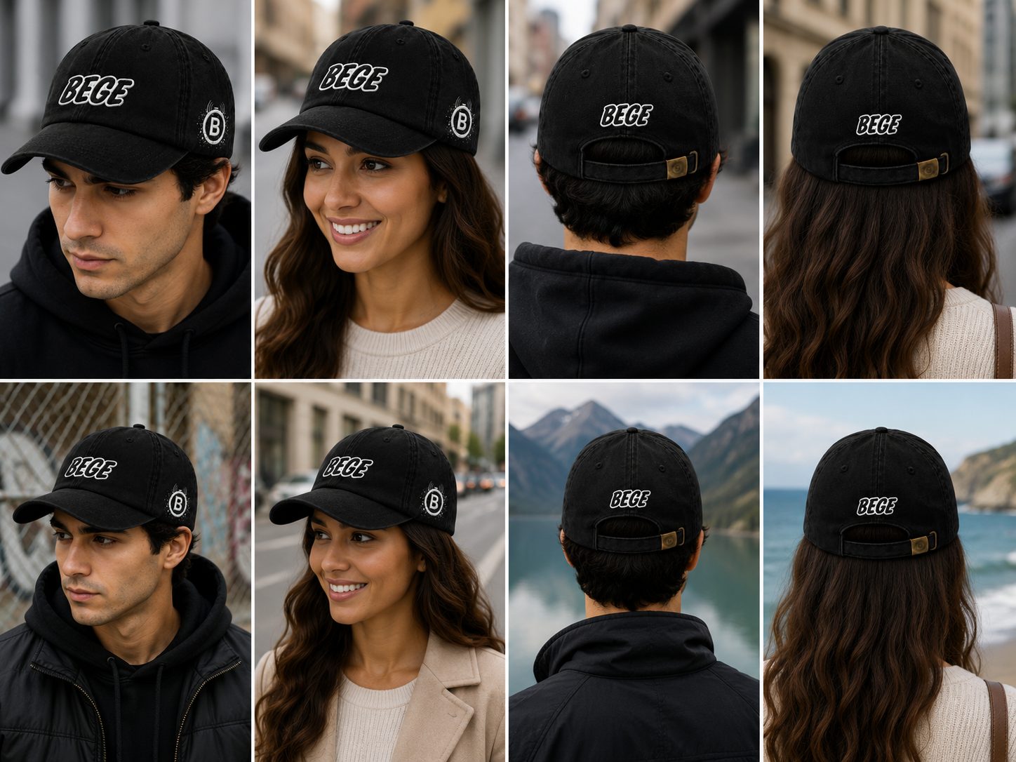 BEGE™ Premium–Black Dad Cap