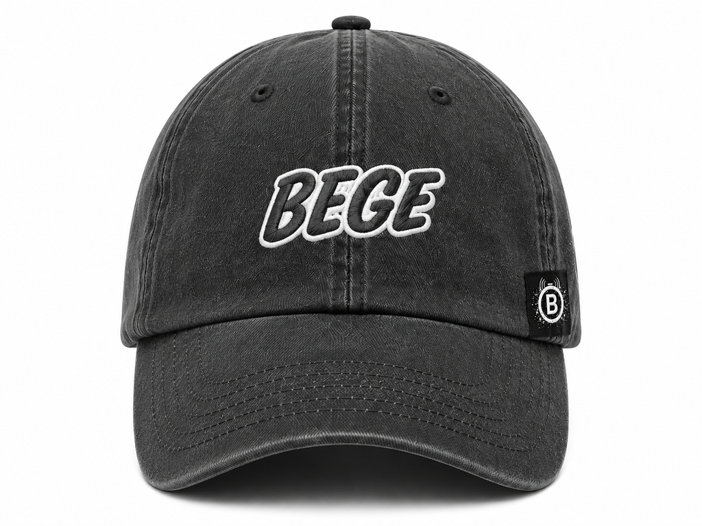 BEGE™ Premium–Charcoal Black Dad Cap