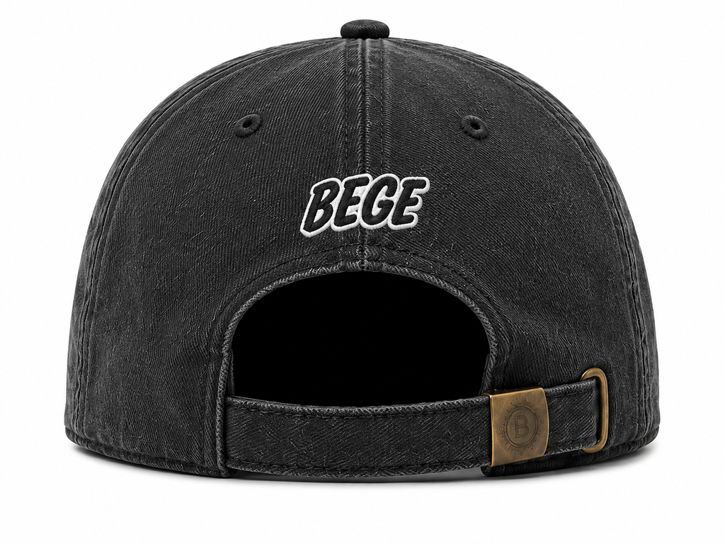 BEGE™ Premium–Charcoal Black Dad Cap