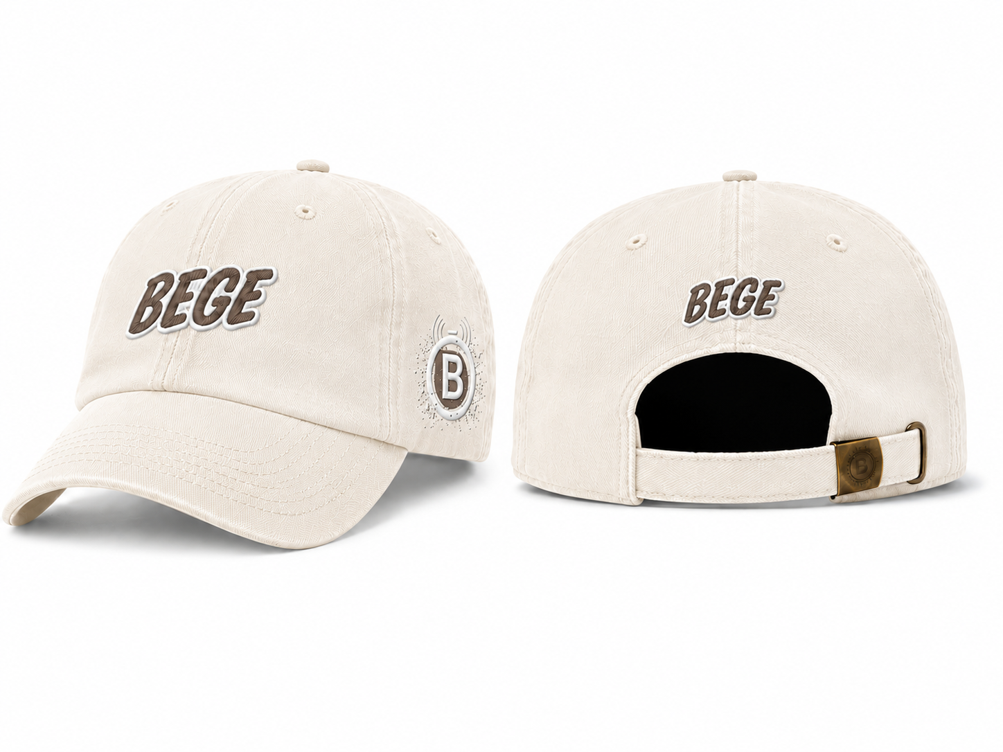 BEGE™ Premium–Ivory Dad Cap