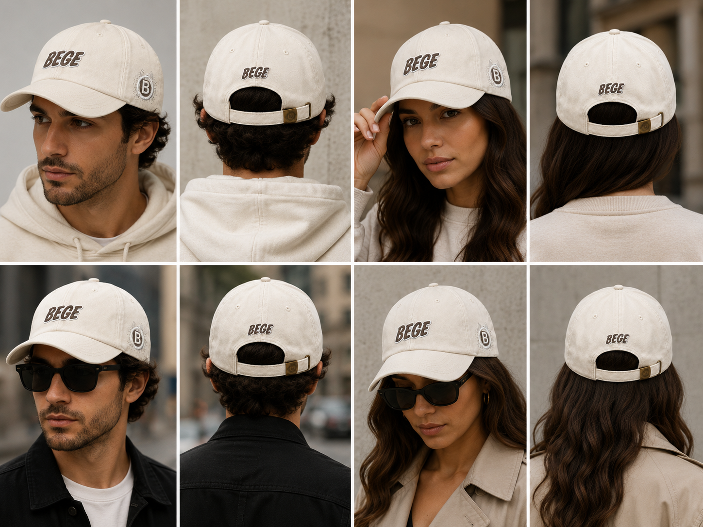 BEGE™ Premium–Ivory Dad Cap